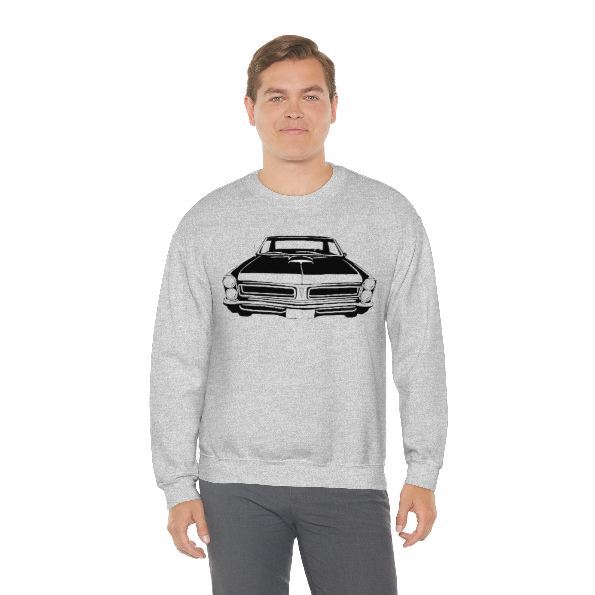 Muscle Car - Unisex Heavy Blend™ Crewneck Sweatshirt