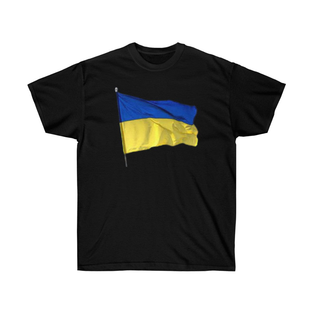 Ukraine Flag Unisex Ultra Cotton Tee