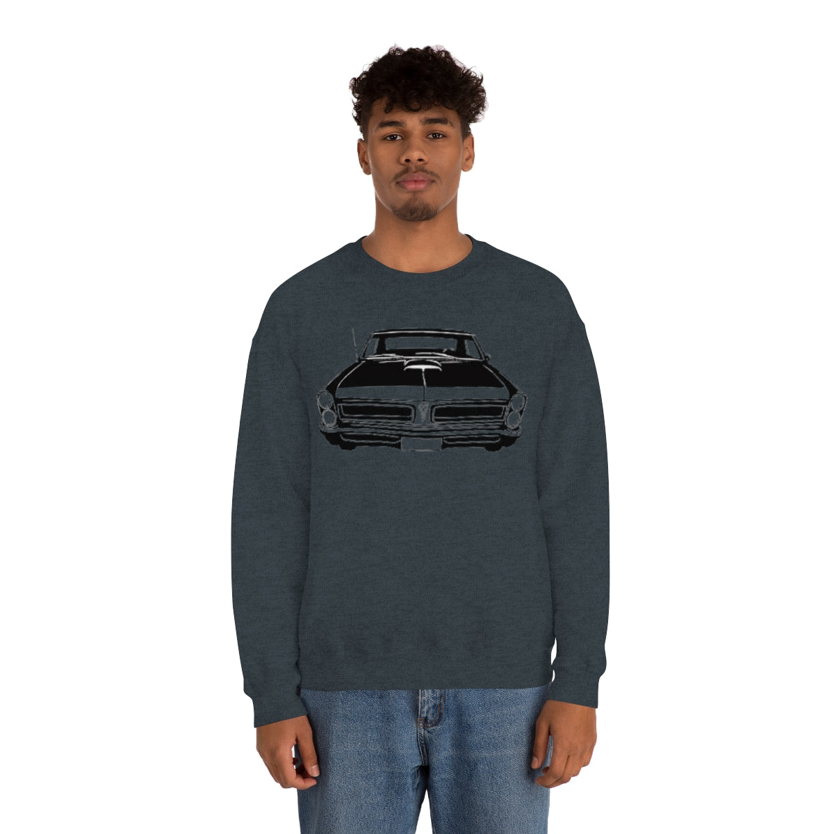 Muscle Car - Unisex Heavy Blend™ Crewneck Sweatshirt