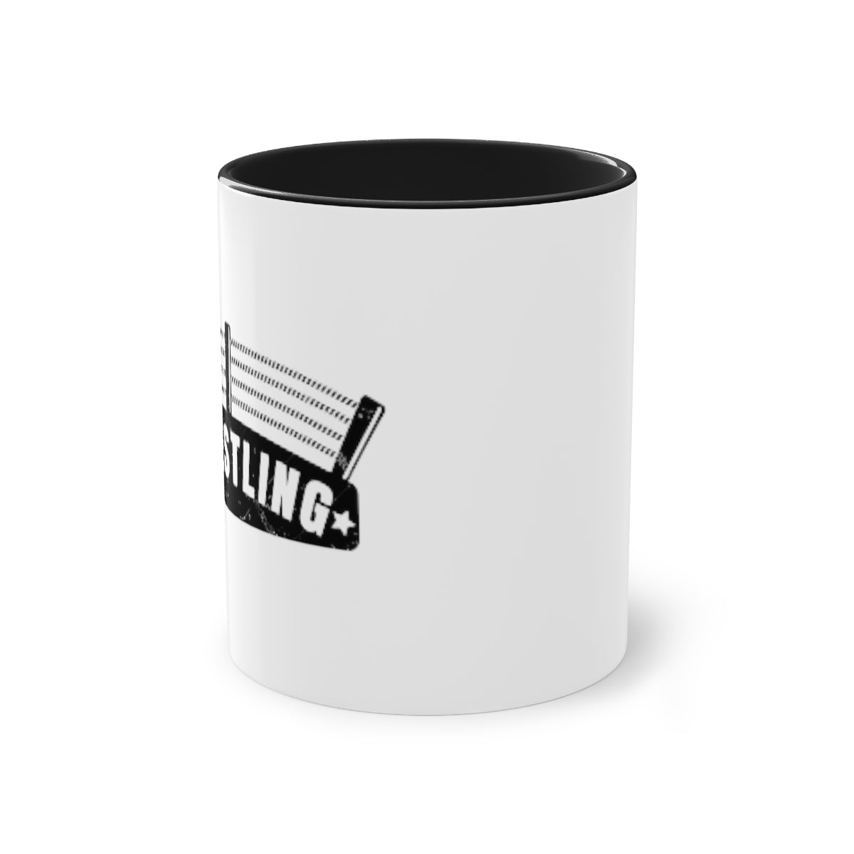 Wrestling - Two-Tone Coffee Mug, 11oz