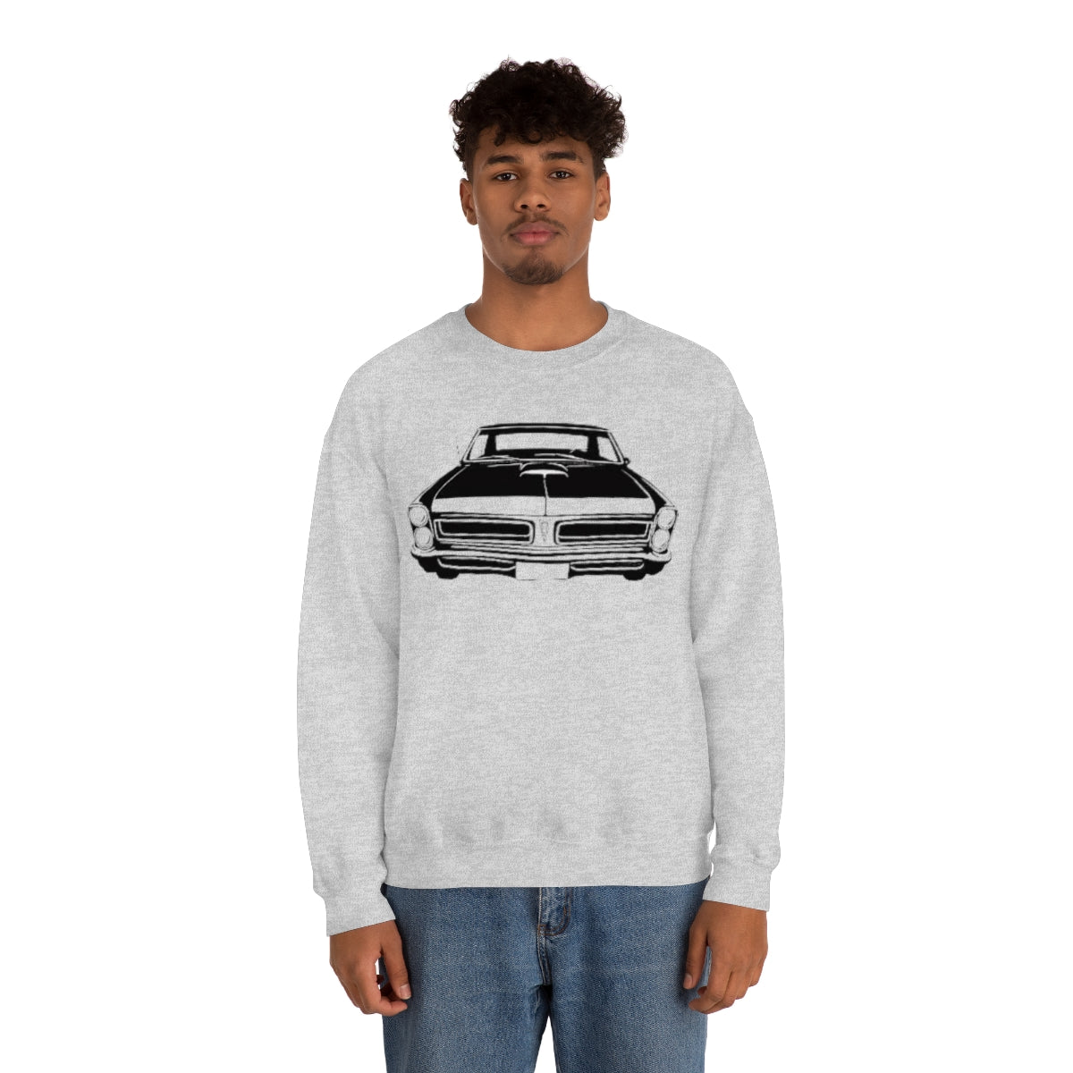 Muscle Car - Unisex Heavy Blend™ Crewneck Sweatshirt