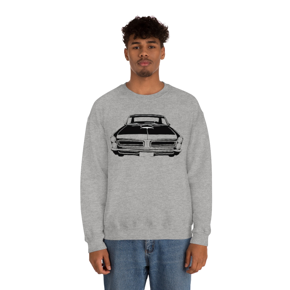 Muscle Car - Unisex Heavy Blend™ Crewneck Sweatshirt