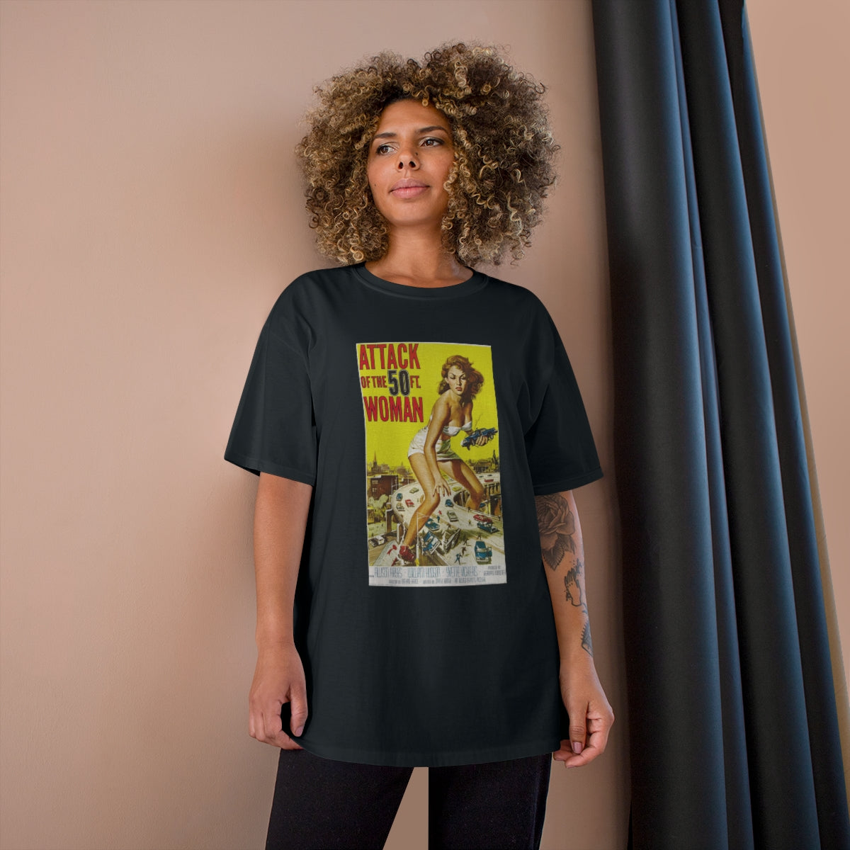 Attack Of The 50 Foot Woman, Movie Poster - Champion T-Shirt