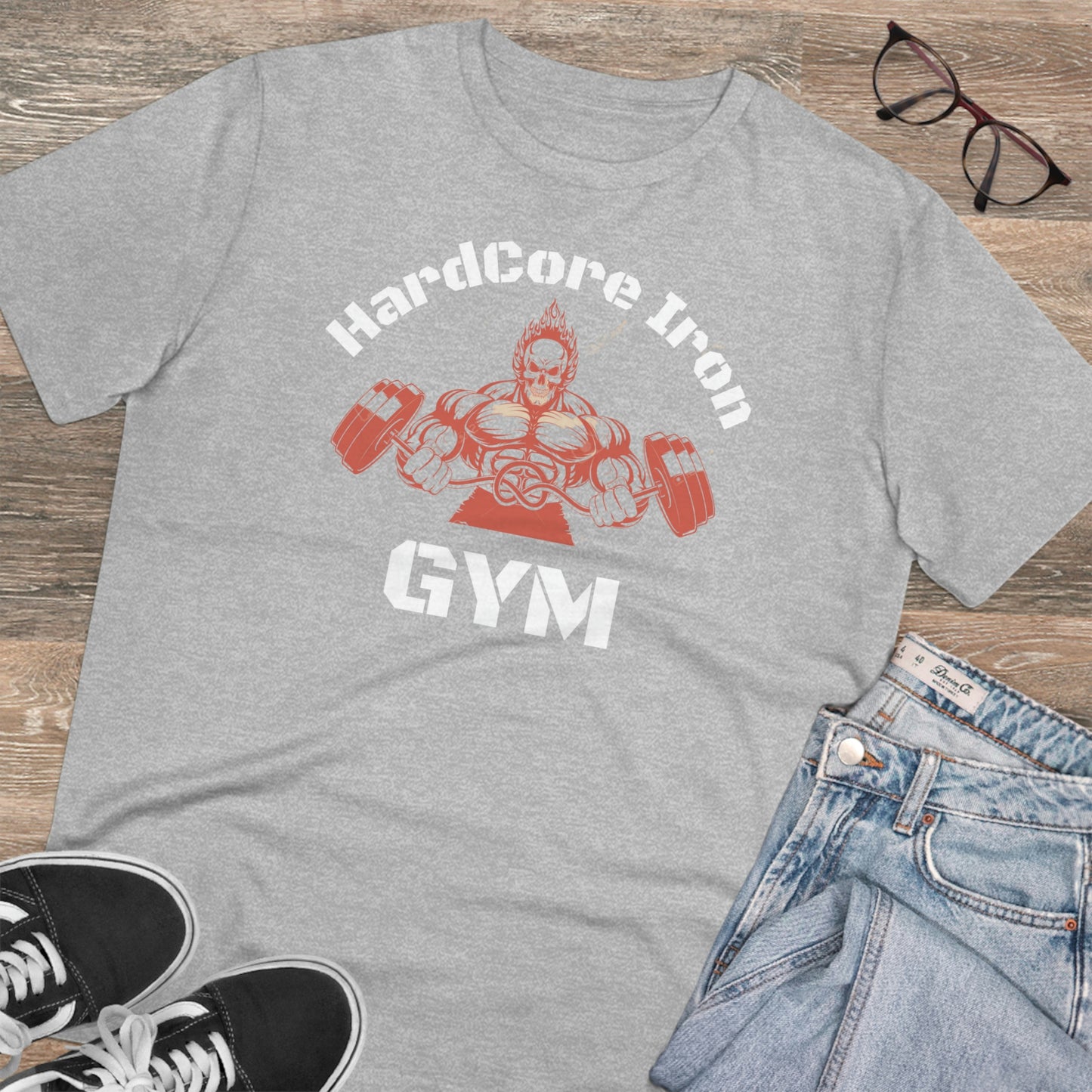 Hardcore Iron Gym -Organic Creator T-shirt - Unisex