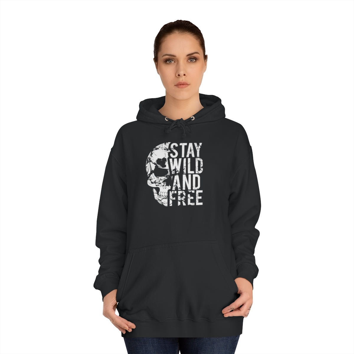 Stay Wild and Free - Unisex College Hoodie