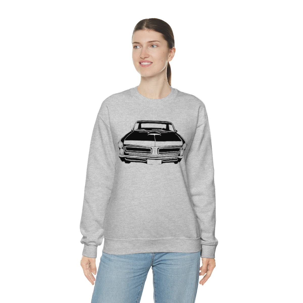 Muscle Car - Unisex Heavy Blend™ Crewneck Sweatshirt