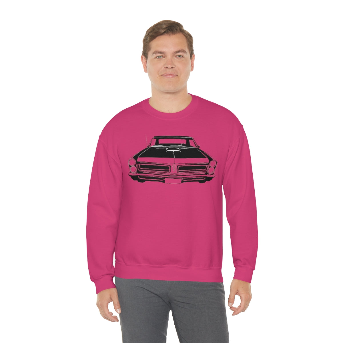 Muscle Car - Unisex Heavy Blend™ Crewneck Sweatshirt