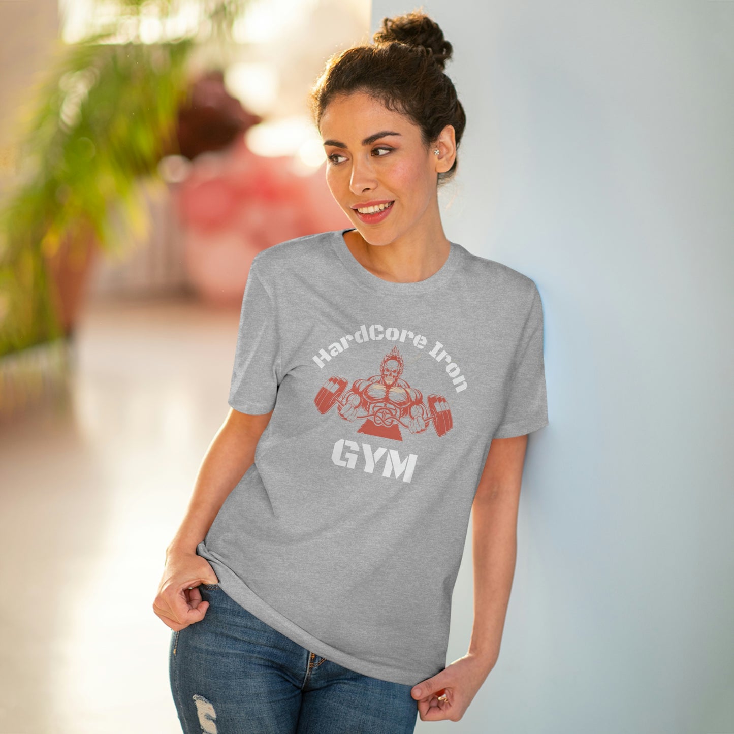 Hardcore Iron Gym -Organic Creator T-shirt - Unisex