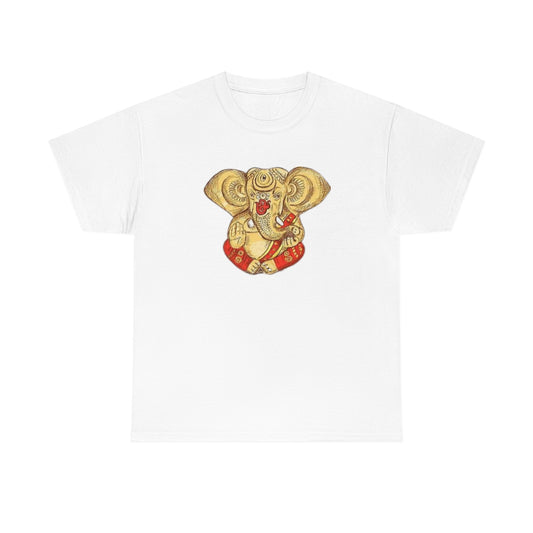 Hindu God Lord Ganesh - Unisex Heavy Cotton Tee