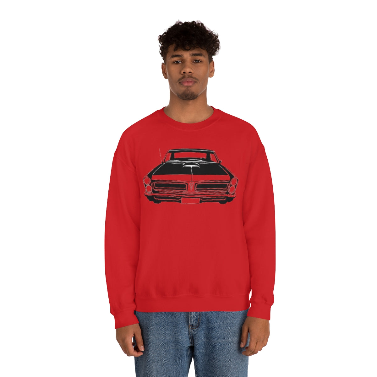 Muscle Car - Unisex Heavy Blend™ Crewneck Sweatshirt