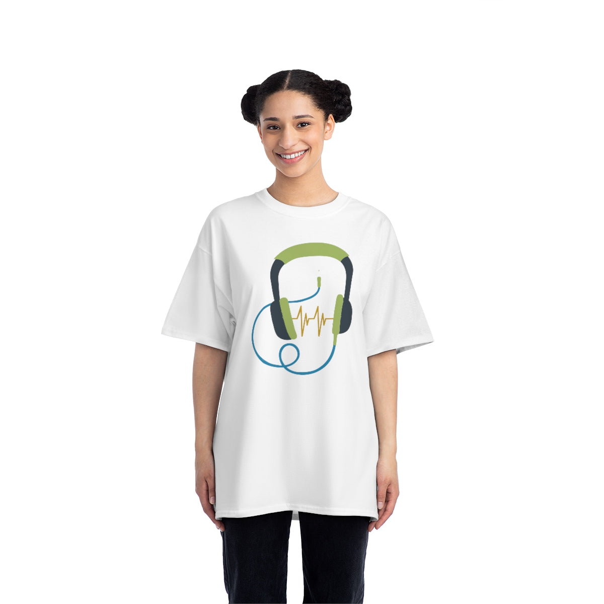 Headphones -Beefy-T®  Short-Sleeve T-Shirt