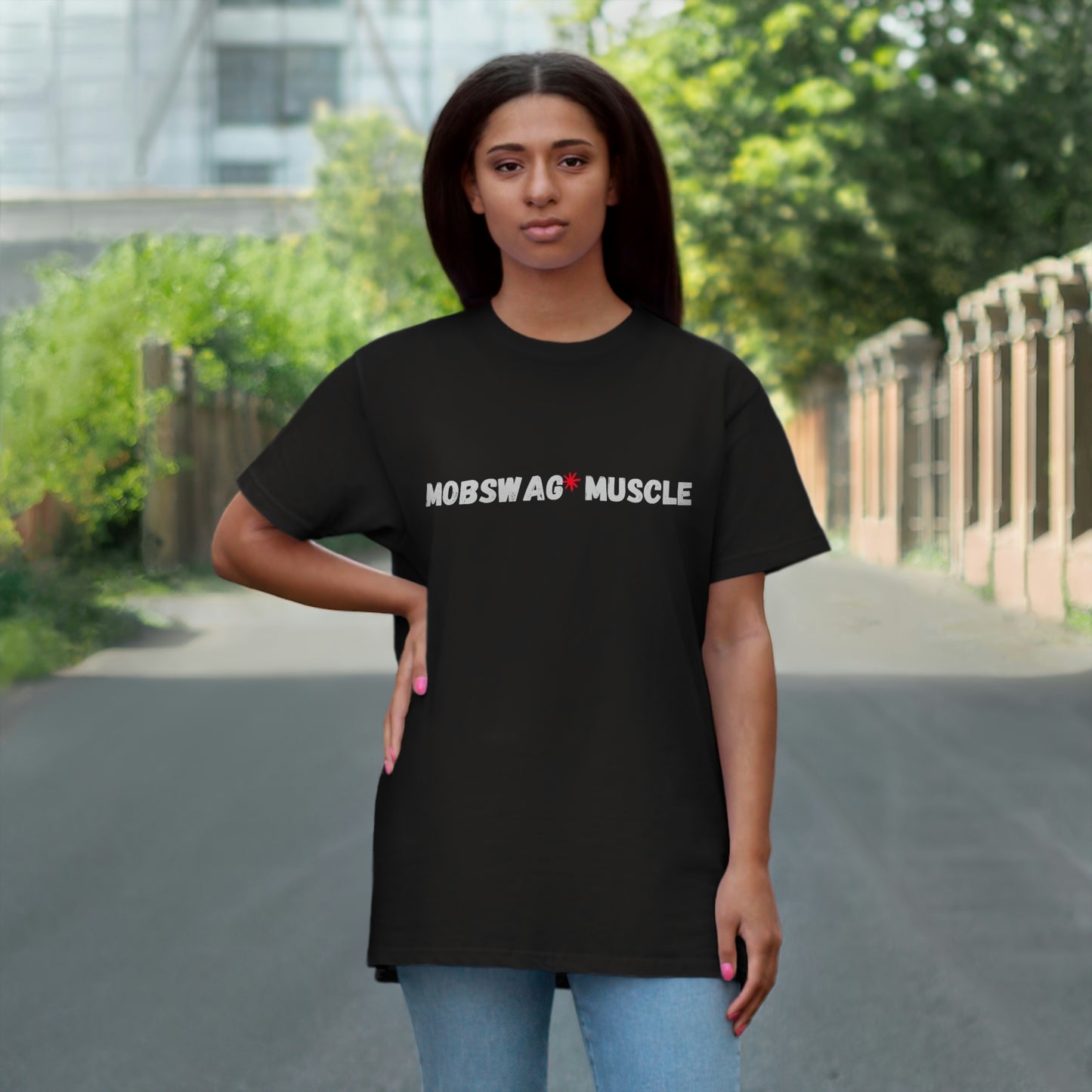 Mobswag Muscle - Single Jersey T-shirt