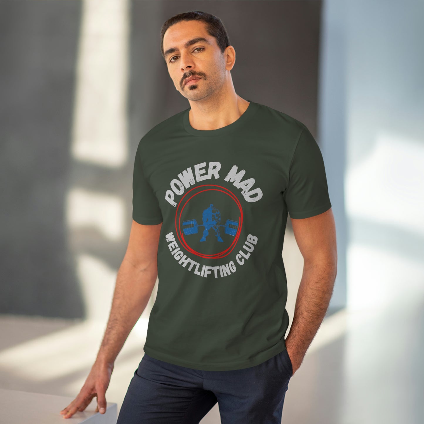 Power Mad Weightlifting Club - Organic Creator T-shirt - Unisex